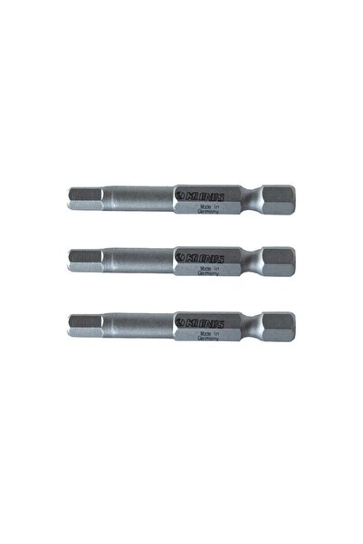 OEM Set of 3 screwdriver bits, Kronus 900551, hexagonal profile, HX 6, 50 mm