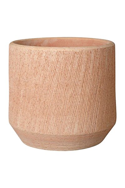 OEM Ghiveci ceramic Cilindro Graffio, maro, teracota, rotund, interior / exte...