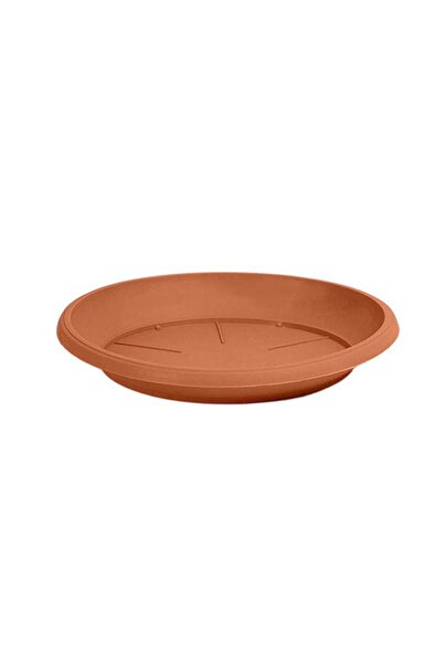 OEM Farfurie ghiveci Hobby 4373, plastic, rotund, maro, D 38.5 cm