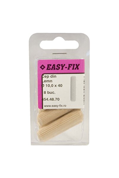 OEM Дървен дюбел, Easy - Fix 454.48.70, 10 x 40 мм, комплект от 8 броя