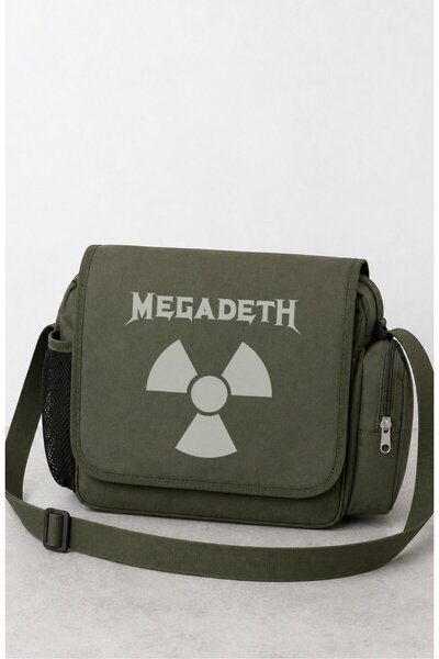 Fuddy Moda Unisex Megadeth Printed Rock Band Themed Messenger Bag
