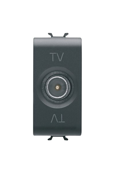 OEM Priza TV Chorus GW12361, modular - 1, negru