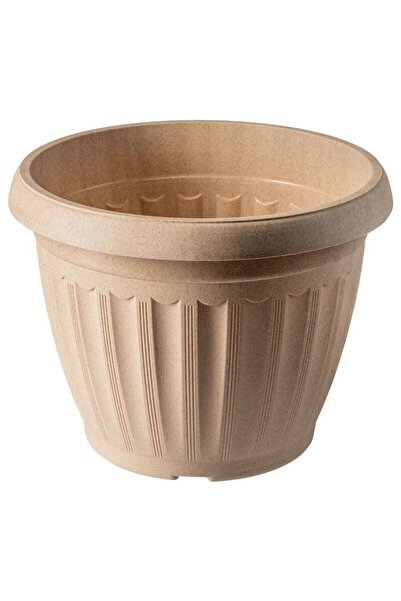 OEM Ghiveci din plastic Critex Infinity, interior / exterior, rotund, crem, D...