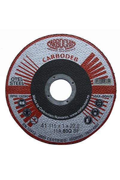 OEM Стоманен отрезен диск, Carbochim 11ABACH1TRS, 115 x 22.2 x 1 мм