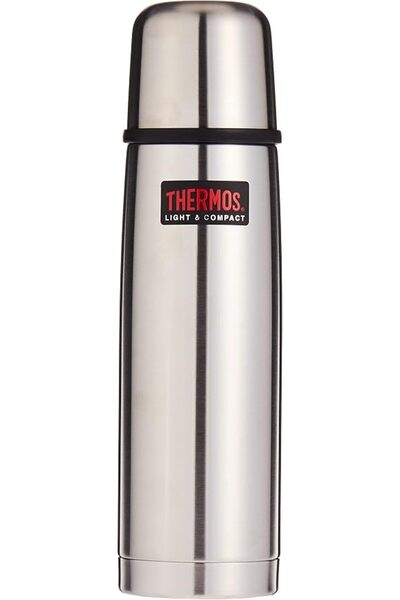 GENERAL Stainless Steel Flask, Light and Compact in Dark Navy Blue - and 1.0 ...