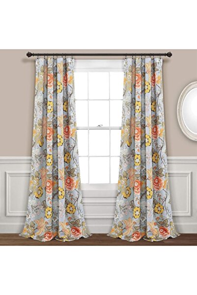GENERAL Lash Decor Sydney Light Filtering Window Curtains, Pair, 1.37cm Wide ...