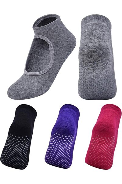 GENERAL Dress Sisi Yoga Fingerless Gloves Socks for Yoga Play