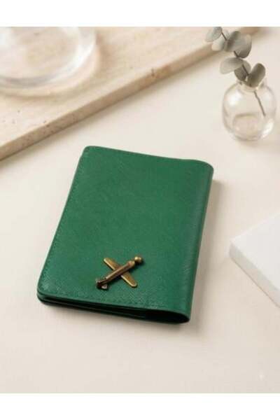 happiness corridor Passport Cover with Metal Plane