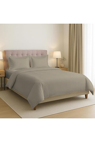 GENERAL 100% Cotton Duvet Cover Set Queen Size 2.3m X 2.2m, Black 400 Thread ...