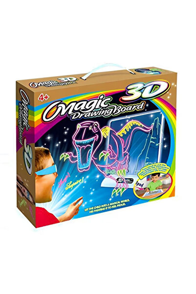 Krista 3D магическа дъска за рисуване с LED осветление и очила