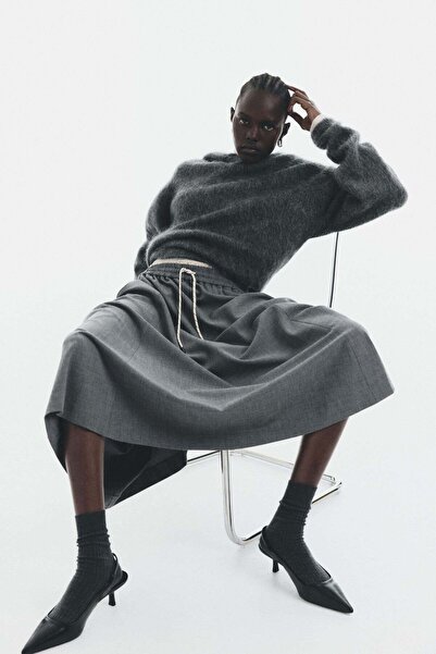 H&M Drawstring midi skirt