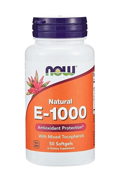 Now Foods Vitamin E-1000 Iu, 50 Softgels