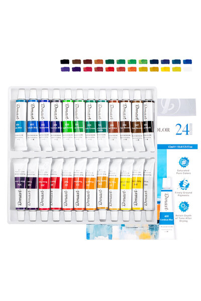 MC Micostore Tempera acuarela 24 culori 12 ml dmast by pebeo