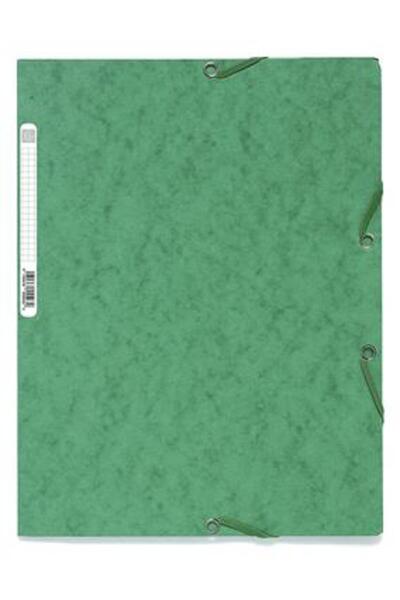 MC Micostore Mapa carton cu elastic 400g verde exacompta