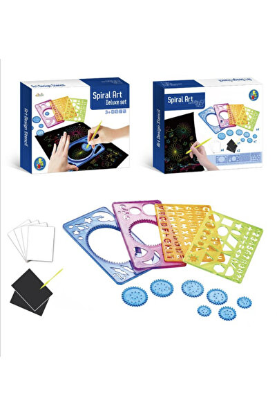 Krista Set de șabloane creative pentru desen Spirograph Mega Creativ