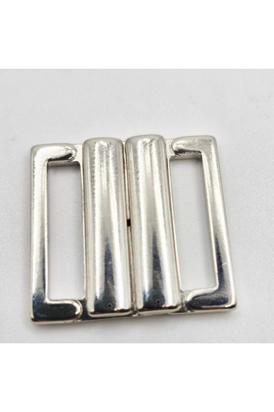20 mm( 2 cm ) Sütyen Bikini Büstiyer Kilidi SILVER RENK Metal Toka 2 Adet