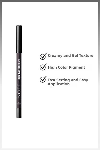 NOTEKHOME Note Silk Tattoo Liner Eye Pencil 01 Midnight