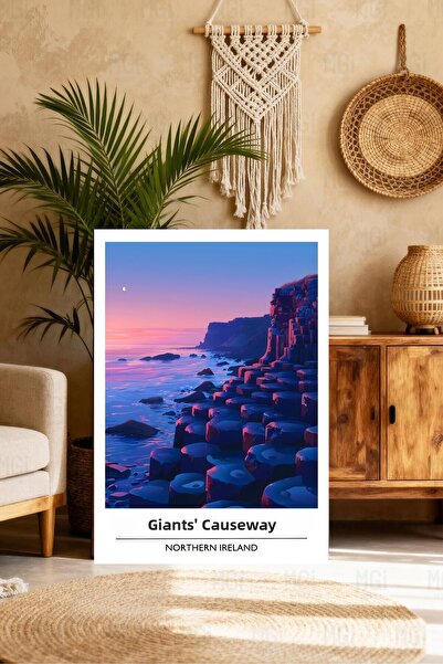 Mgi Design Αυθεντική vintage αφίσα ταξιδιού σε στυλ Boho Πίνακας σε καμβά για...
