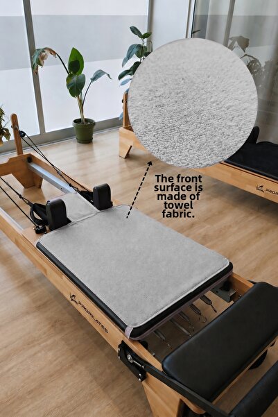 Sevim Non-Slip Silicone Base, Reformer Pilates Towel, Sweat-Absorbent Bamboo ...