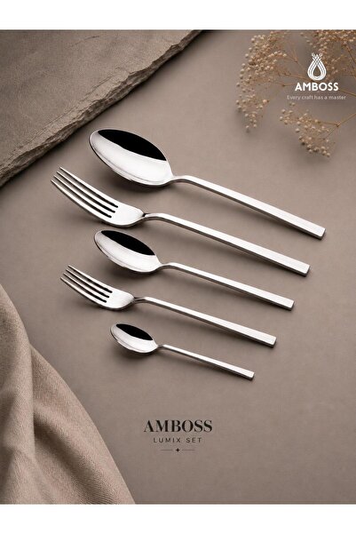 Amboss Lumix 30 Piece 6 Person Stainless Steel Fork Spoon Knife Set