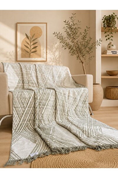 Bikaya Home Luxury Cotton Double Blanket |   180X220 cm |   Double-Sided & So...