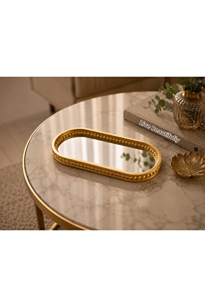 Sabletscrafts Durable Plexiglass Mirrored Decorative Stone Powder Tray – Hand...