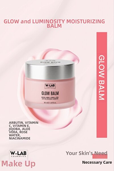 W-Lab Cosmetics بلسم مكياج 4 في 1 للترطيب والقاعدة والتألق واللمعان 50 مل