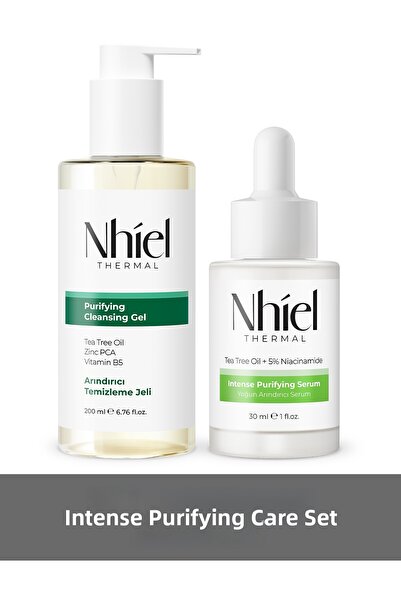 Nhiel Thermal Anti-Redness and Anti-Acne Intensive Purifying Care Set (Tea Tr...