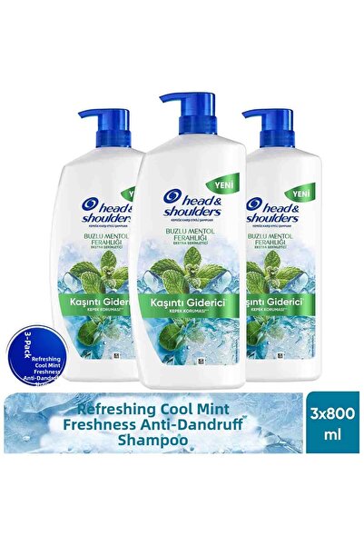 Head & Shoulders Icy Menthol Freshness 800ml X3