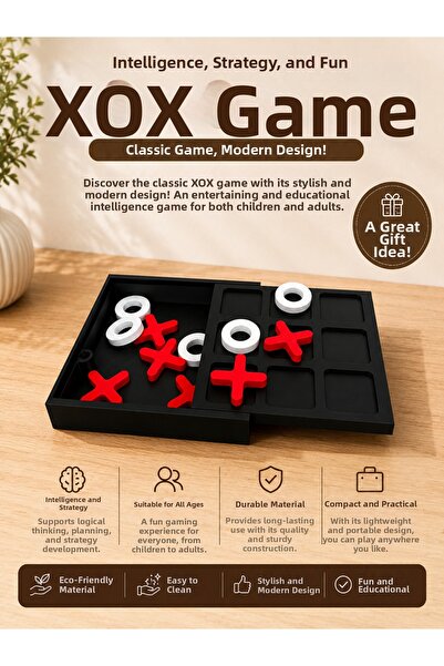Formera Modern Xox Game |   Decorative Intelligence and Strategy Game