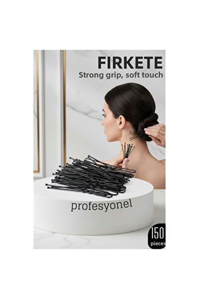 Generic Brand 150Pcs Black Hair Pins for Professional Hair Styling 722418