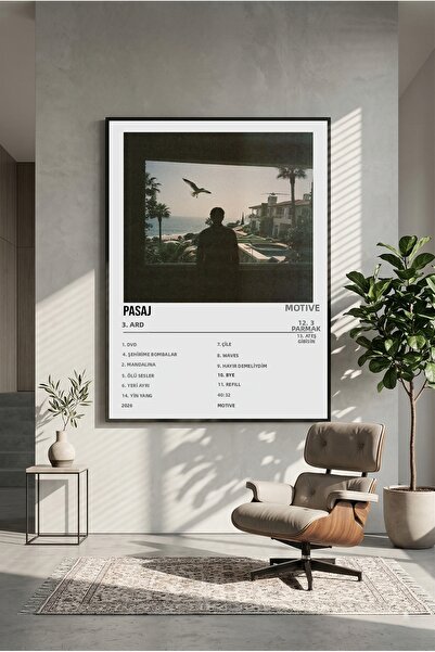 postercraft Poster din lemn cu design de album Motive Pasaj (fără ramă) 2