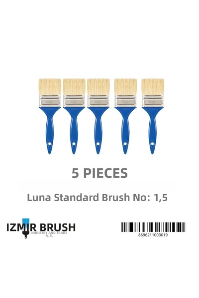 İzmir Fırça Luna Standard Trimming Brush No:1,5 (5 Pcs)