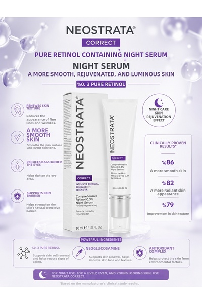 NeoStrata Correct Intensive Retinol Night Serum 30 ml - Anti-Wrinkle Skin Fir...