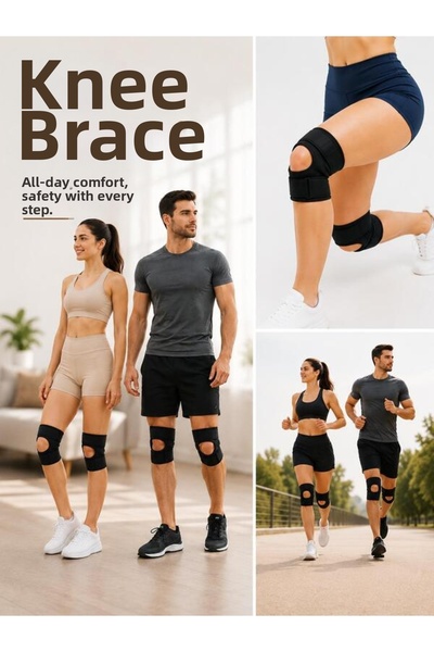 Ankaflex Orthopedic Patella and Meniscus Supported Knee Brace Adjustable Cruc...