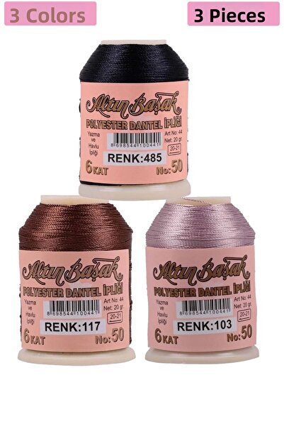 Royaleks Group 3 Pieces of Gold Spike and Lace Rope 20 g - Royaleks - No: 117...