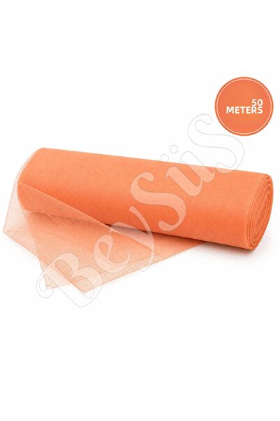 BeySüS Decorative Tulle Salmon Grek Tulle 50 m