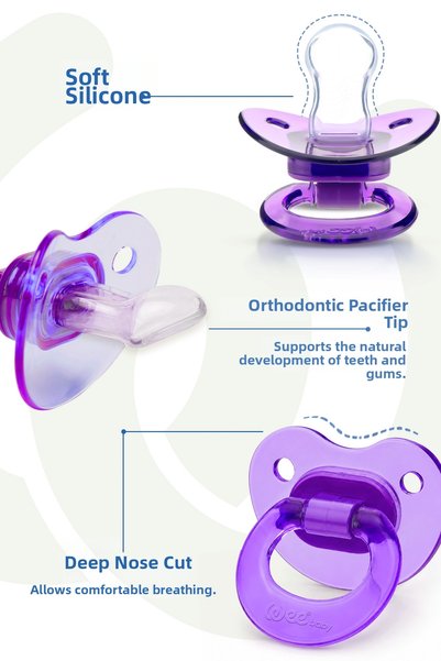 Wee Baby Akide Silicone Palatal Pacifier N:3 Hanging No: 113