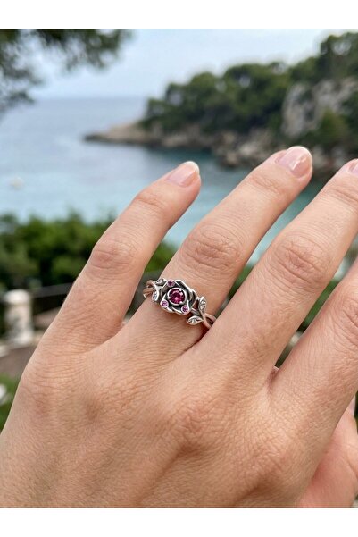 My Story Güzel ve Çirkin Pembe Gümüş Yüzük