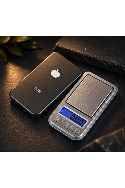 Types Elma 8 GB USB görünümlü hassas terazi 200×0.01g
