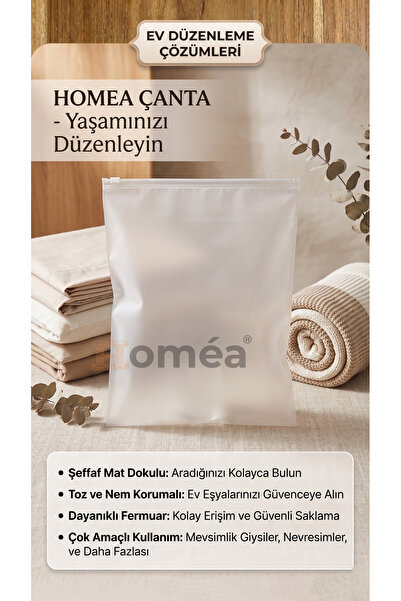 Homea 10’lu Fermuarlı Organizer Çanta Seti 30x40cm – Çok Amaçlı Makyaj, Seyah...