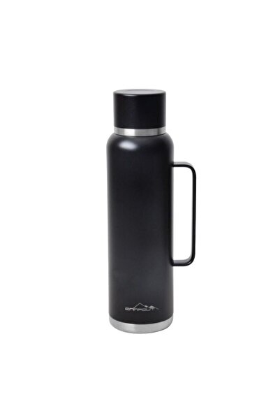 NURGAZ Campout Çift Katmanlı Termos Siyah 1500Ml