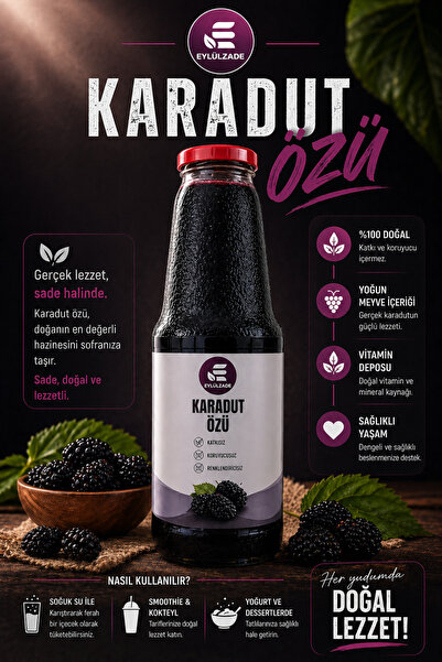 EYLÜLZADE KARADUT ÖZÜ DOĞAL VE ŞEKER İLAVESİZ
