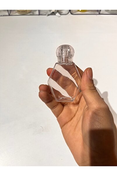 cam sepeti Mika, Pet, Plastik 50 cc Hediyelik altıgen kolonya Şişesi (25 adet)