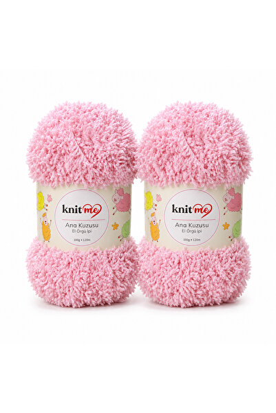knitme خروف الأم 100 جرام 2 عبوة من خيوط الحياكة اليدوية 717