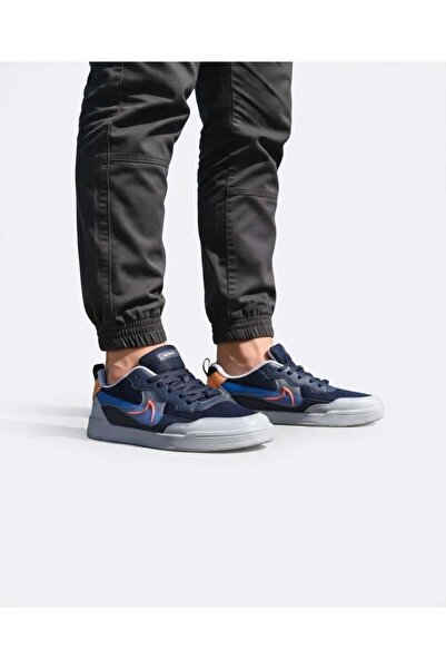 Best Of Men's Navy Blue Lace-Up Walking Running Sports Shoes Lightweight Flex...