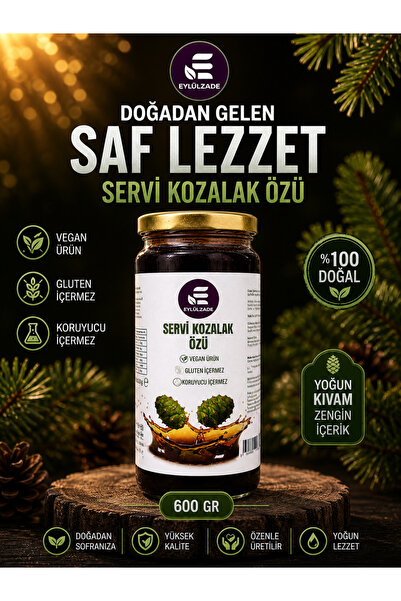 SERVİ KOZALAK ÖZÜ Soğuk Sıkım (600 gram)