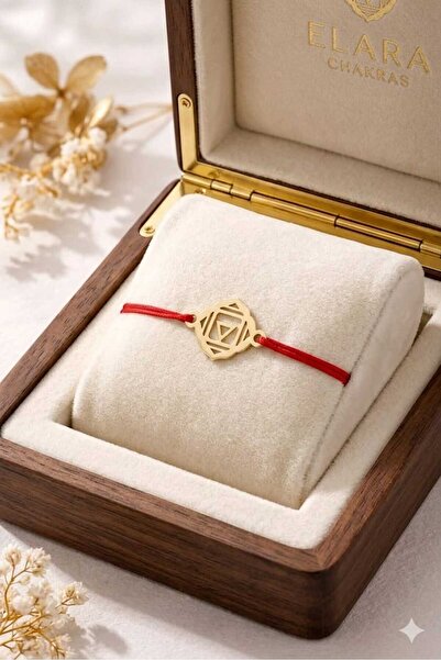 flamingo jewelery 925 ayar gümüş kırmızı ipli kök çakra makrome beraberlik se...