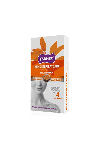 Farmec Benzi Depilatoare Pentru Fata Chic Cinnamon 20Buc