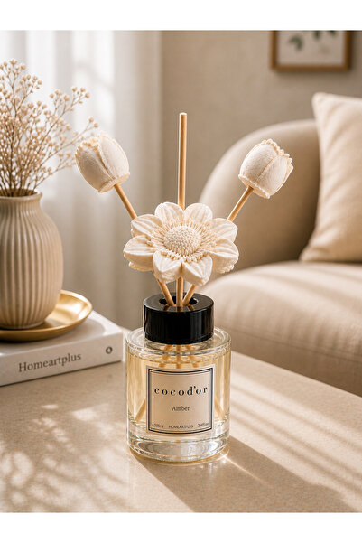 homeartplus 120 ml Amber oda kokusu Çiçek tasarım diffuser